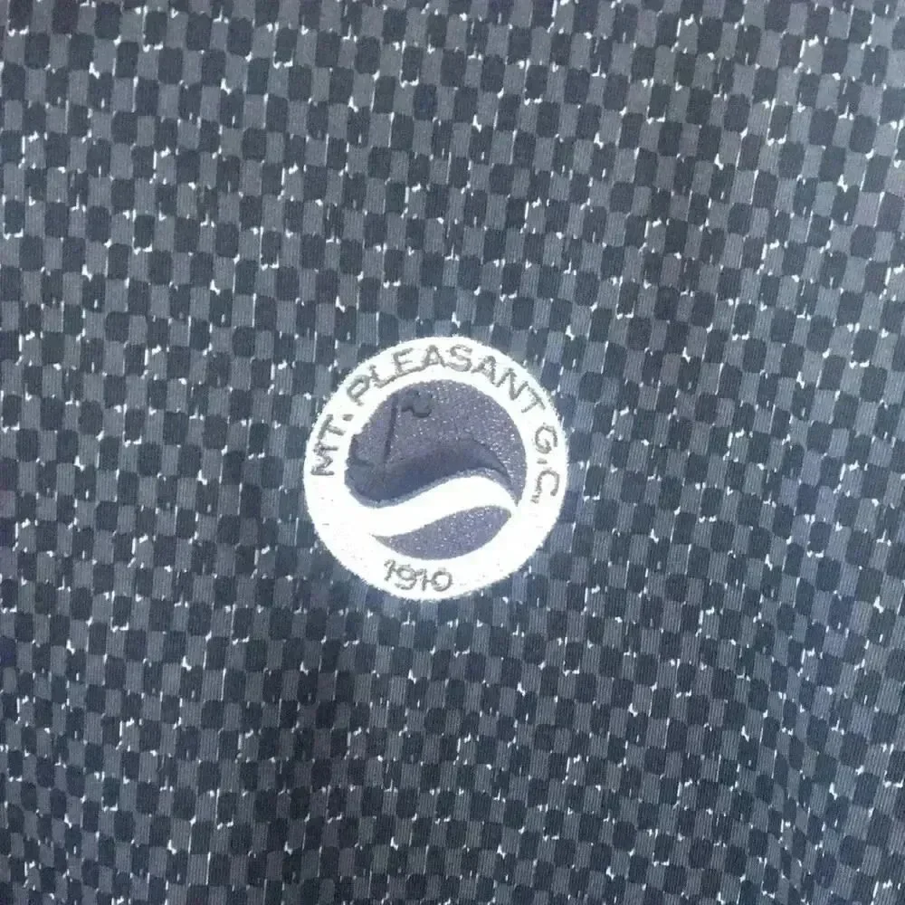 Foot Joy Mens Golf Polo Black and Gray - Picture 3 of 3